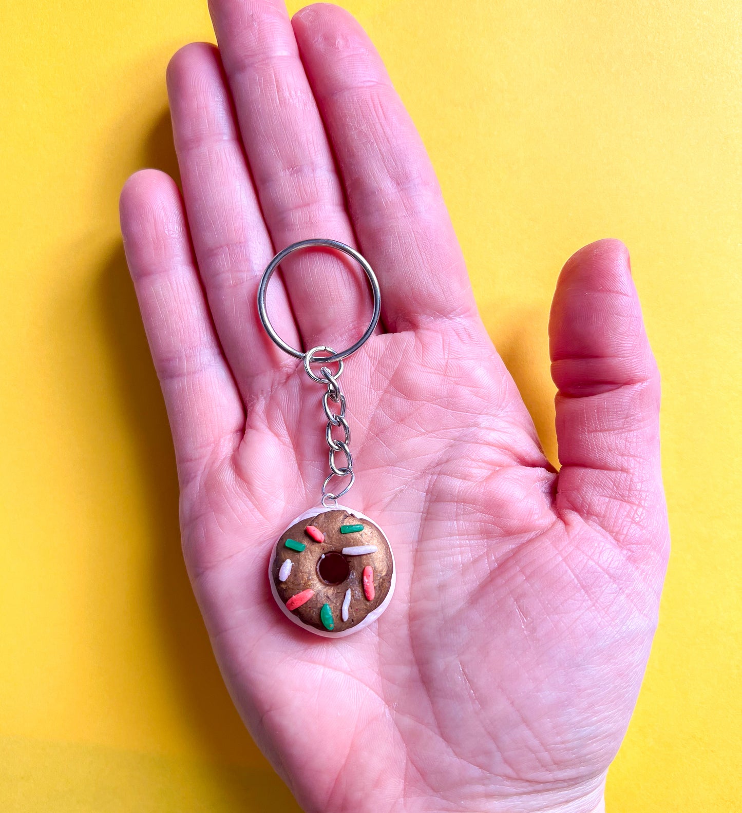 Donut Keychain