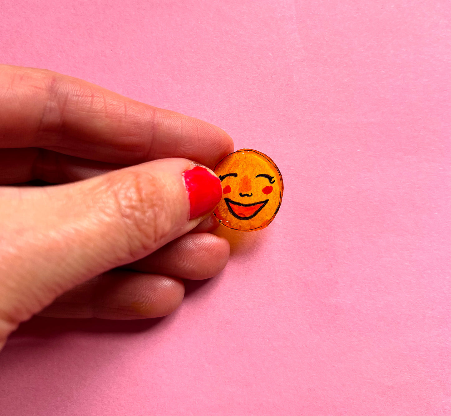 Happy Face Pin