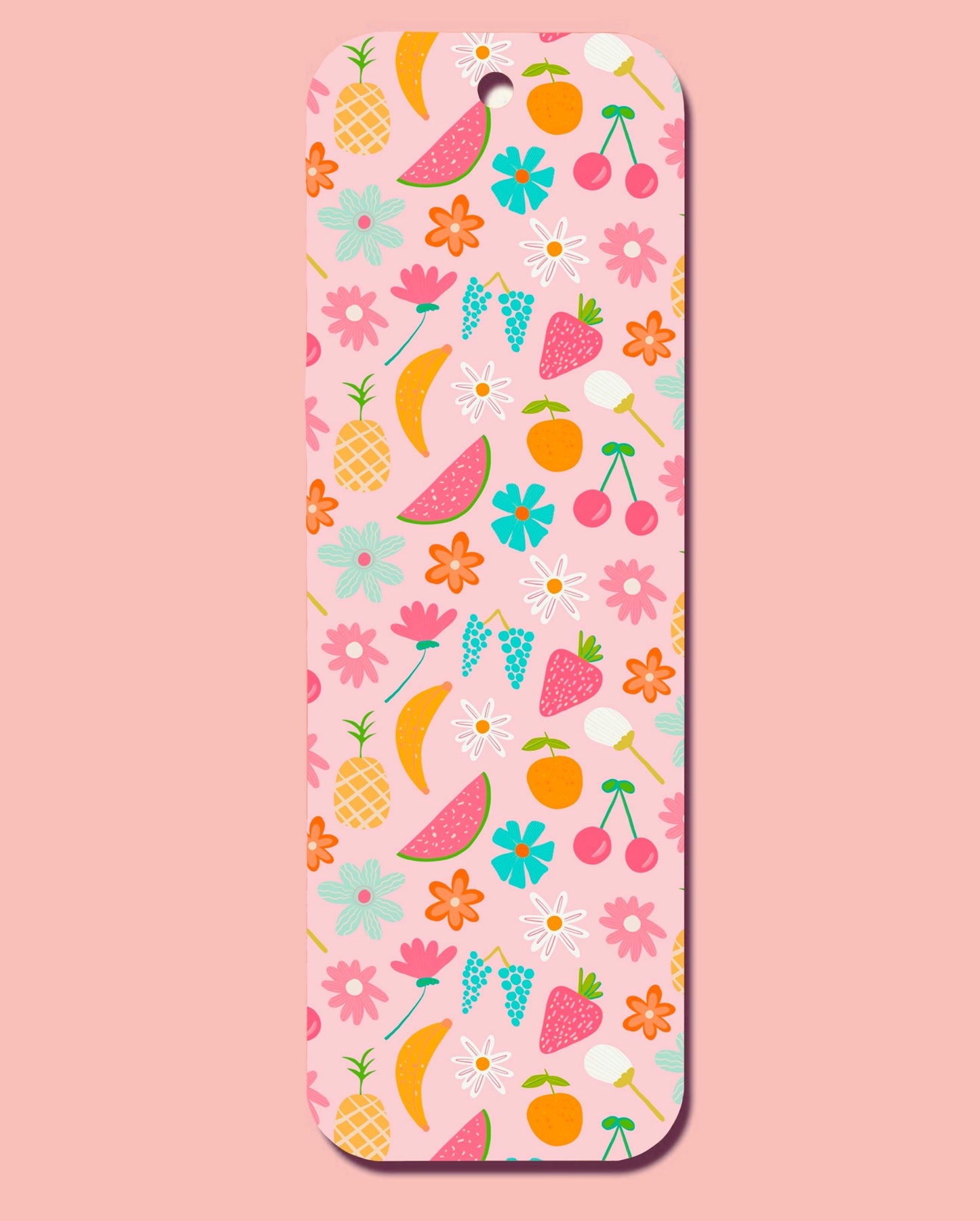 Summer Fruit Pattern Bookmark