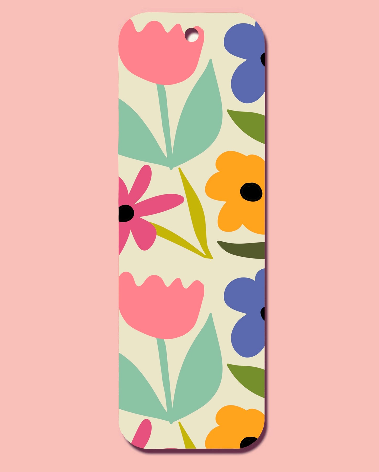Sweet Flower Pattern Bookmark