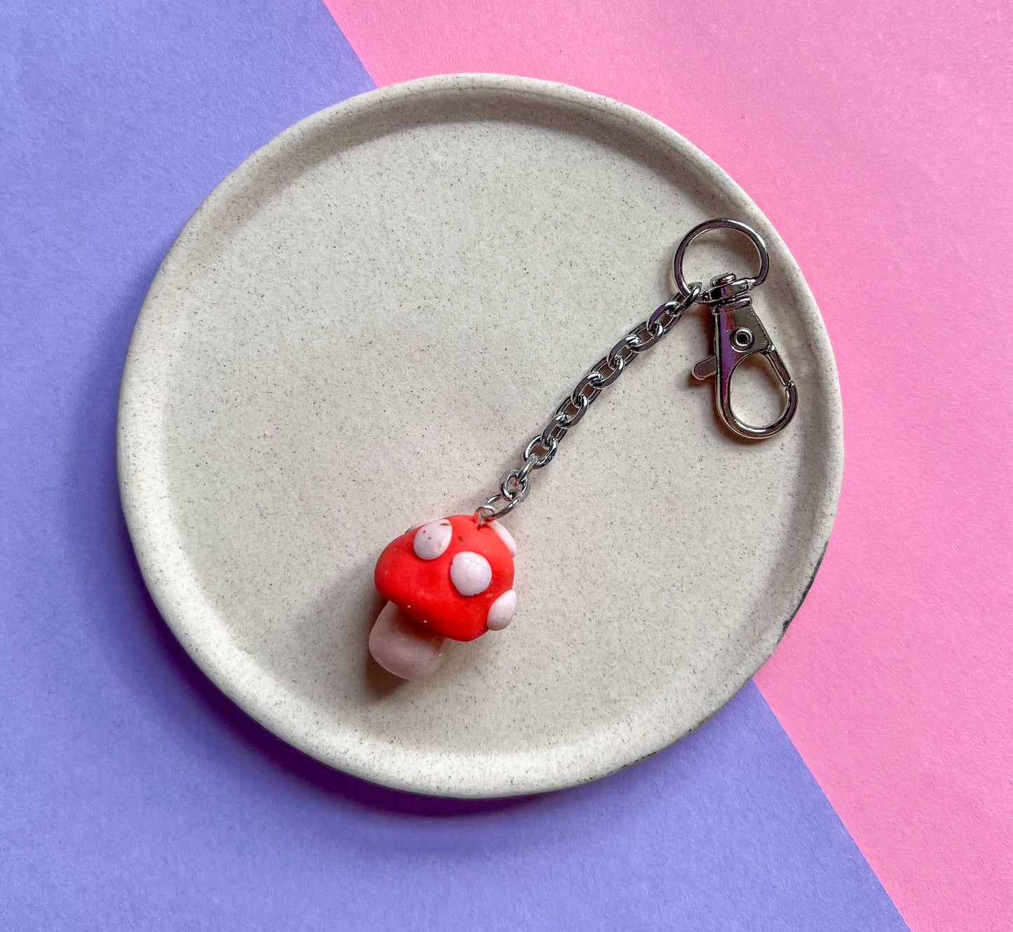 Mushroom Keychain