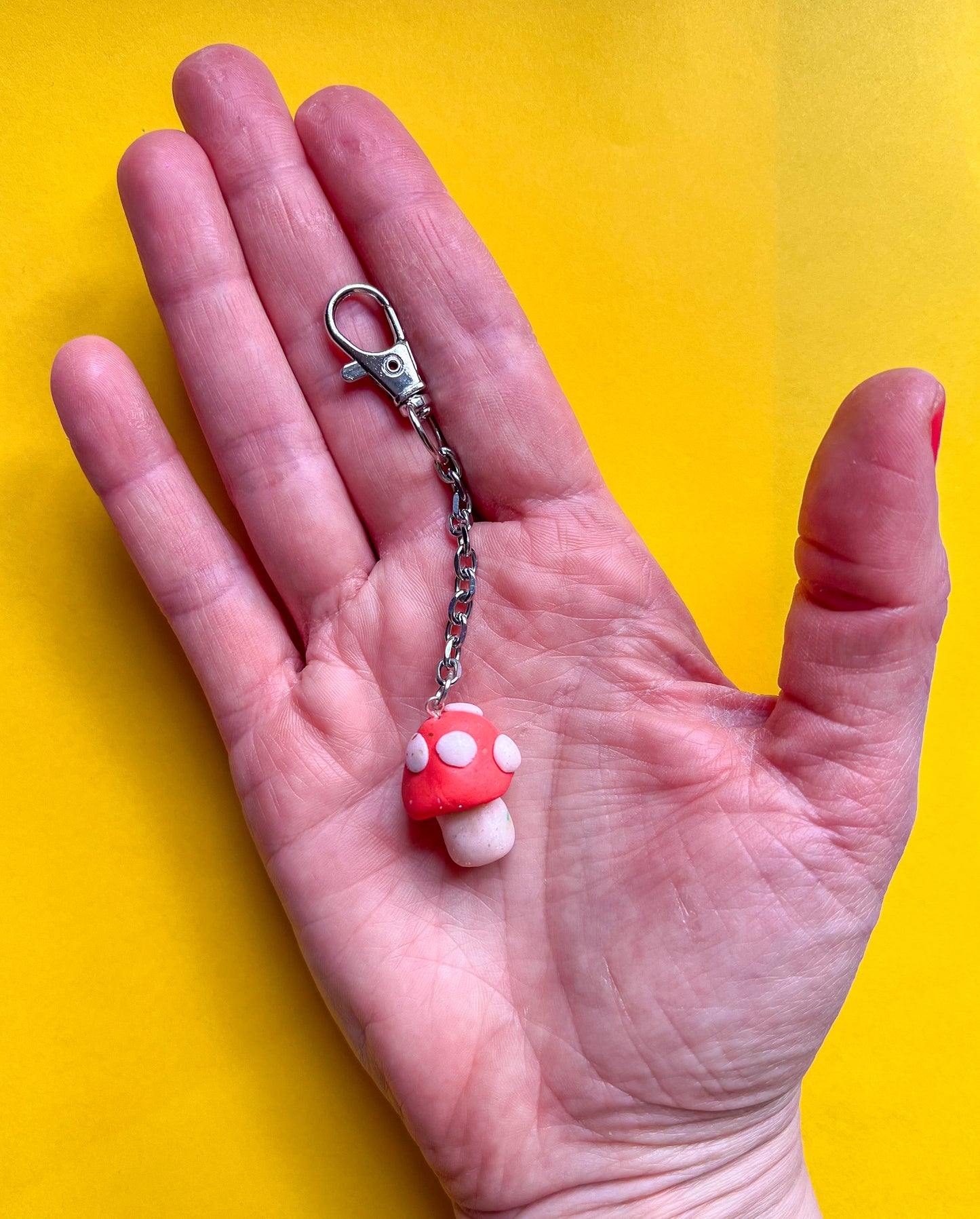 Mushroom Keychain