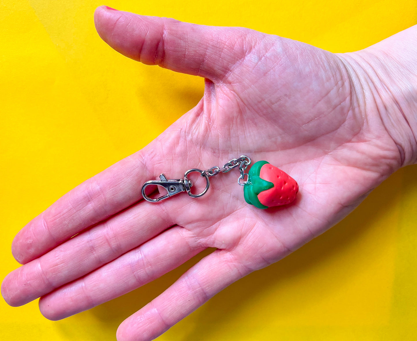 Strawberry Keychain