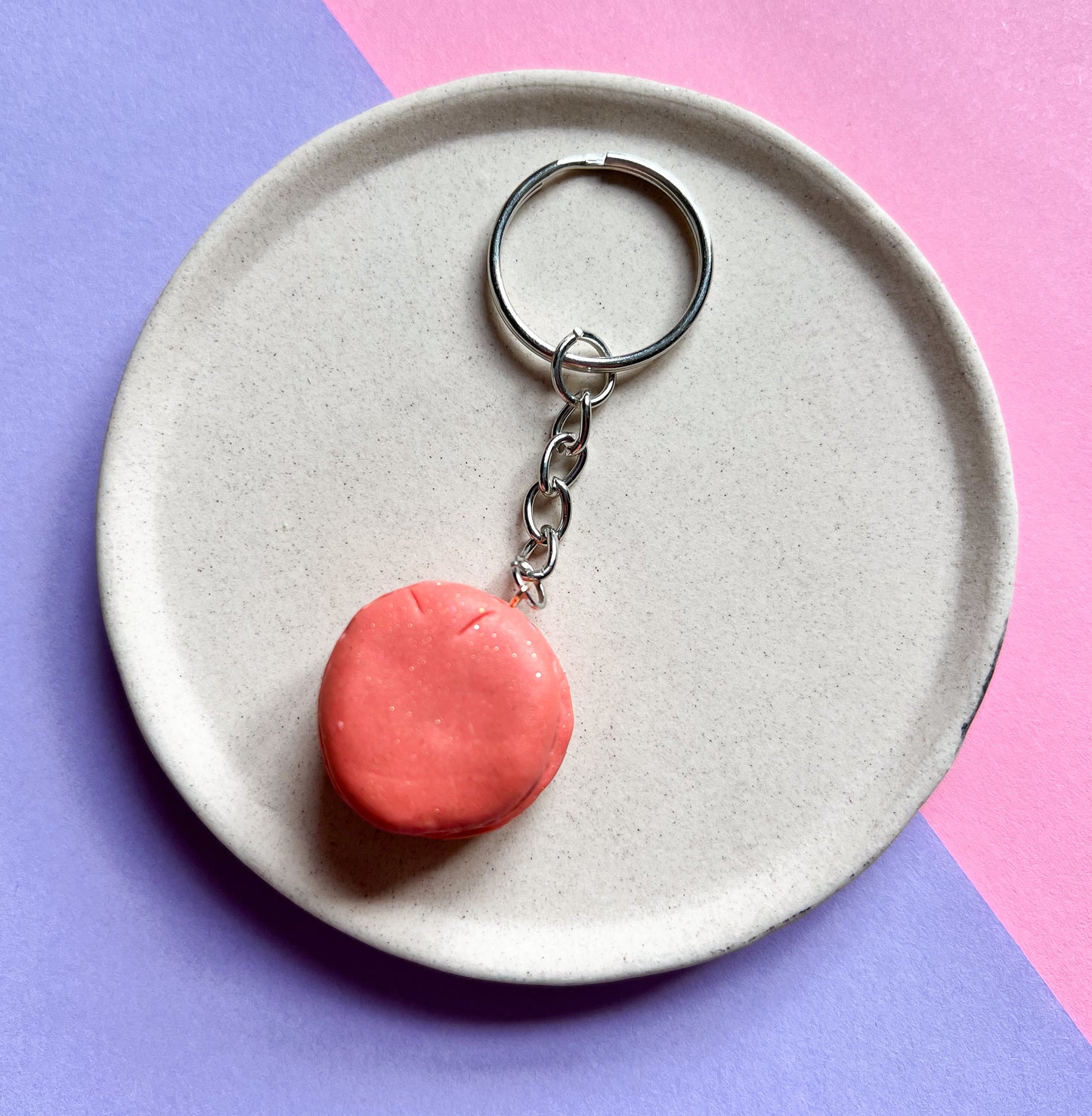 Macaroon Keychain