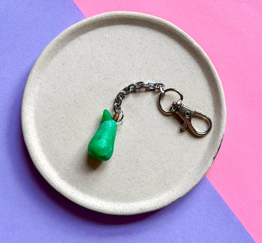 Pear Keychain