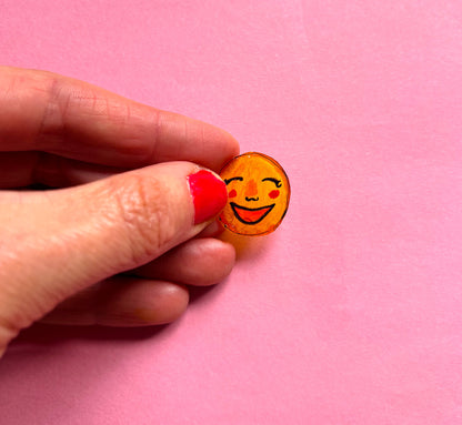 Happy Face Pin