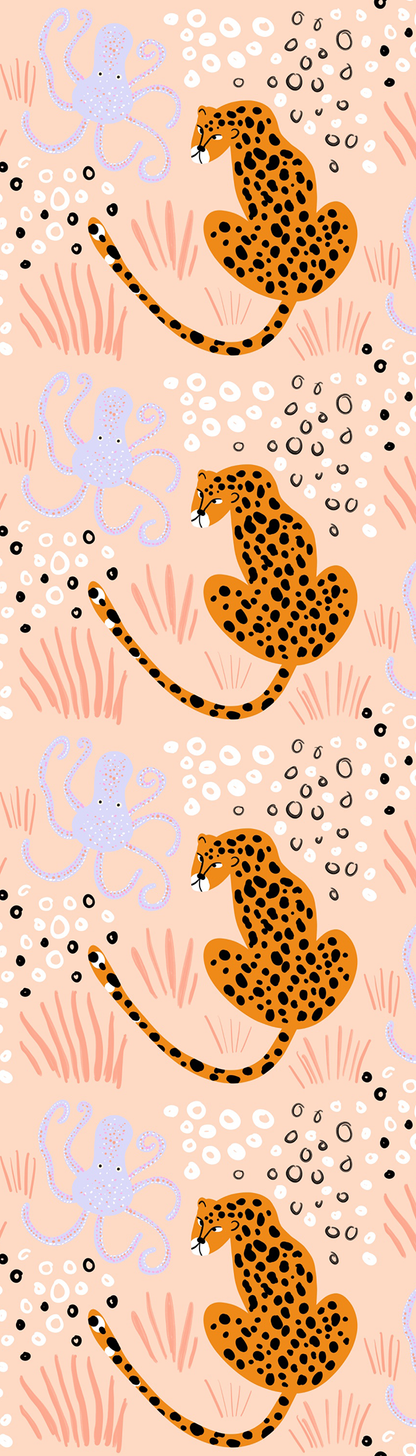 Octopus Leopard Pattern Bookmark