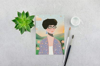 Countryside Girl Print