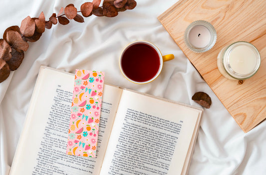 Summer Fruit Pattern Bookmark