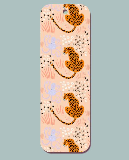 Octopus Leopard Pattern Bookmark