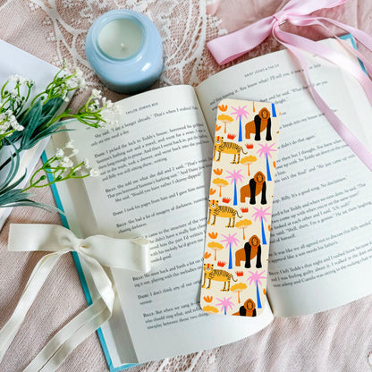 Gorilla Leopard Pattern Bookmark