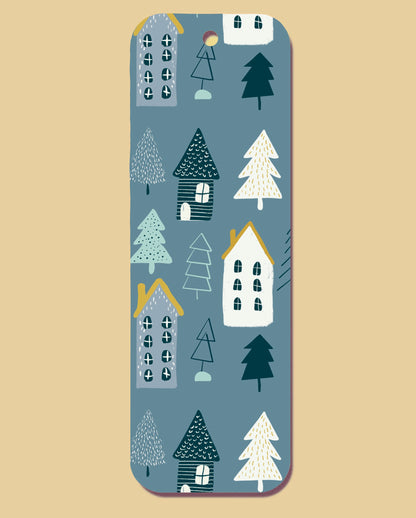 House Tree Pattern Bookmark