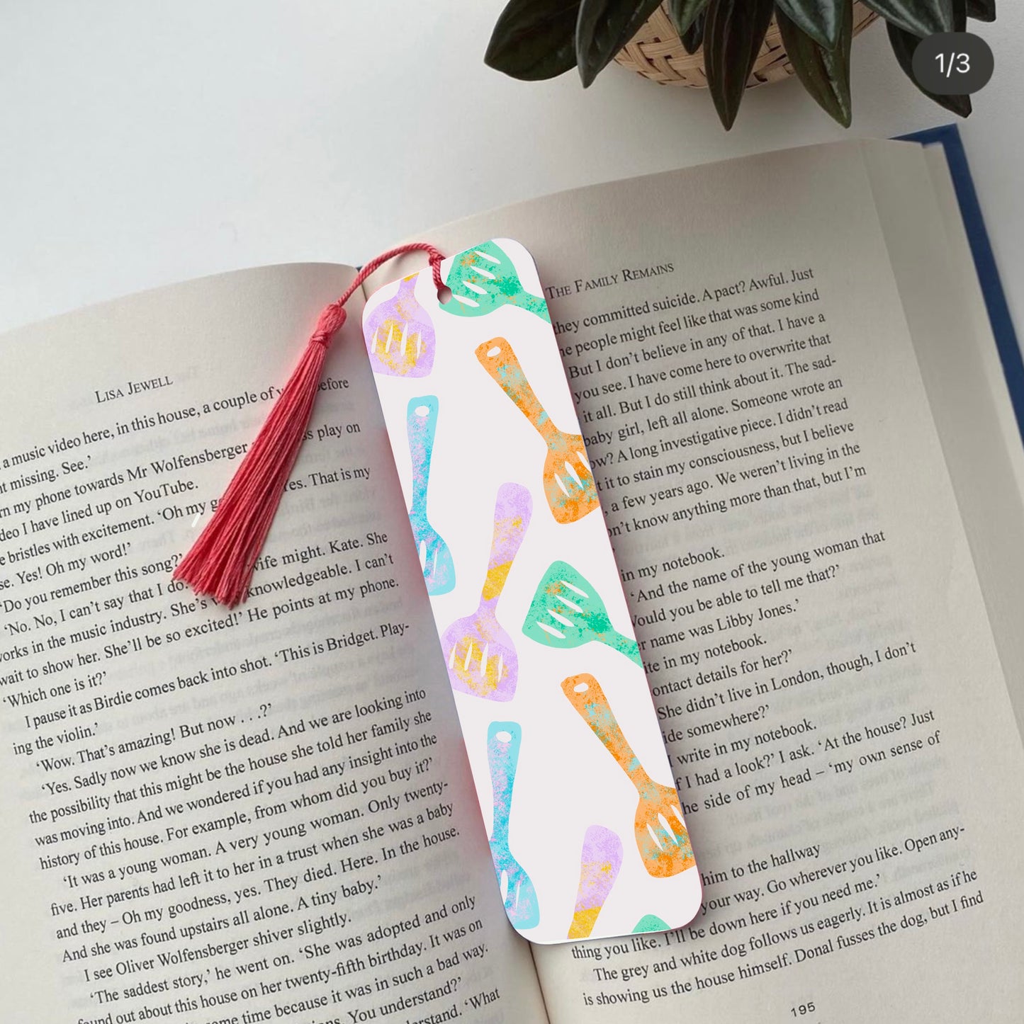 Spatula Pattern Bookmark