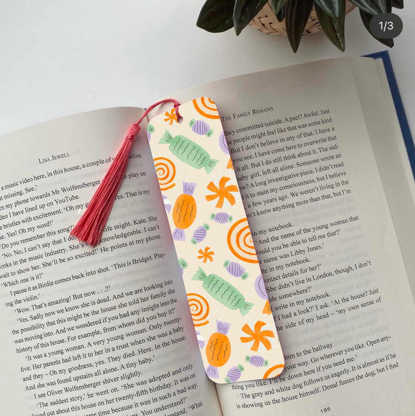 Candy Pattern Bookmark