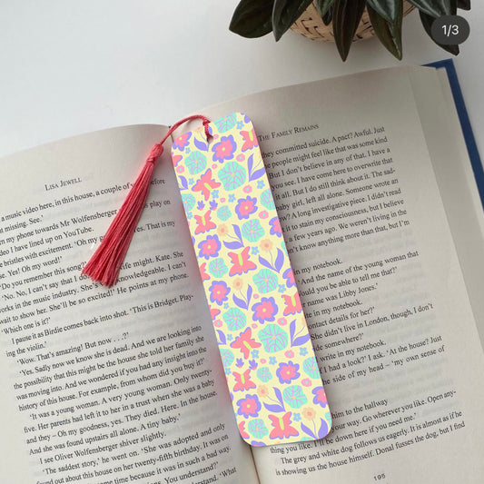 Flower Spring Bookmark