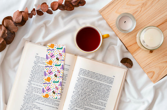 Snail Bee Butterfly Pattern Bookmark