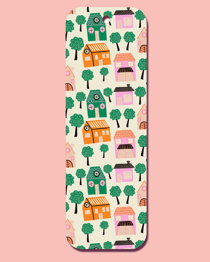 House Tree Pattern Bookmark