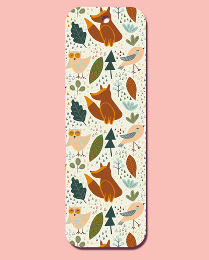 Wild Animals Pattern Bookmark